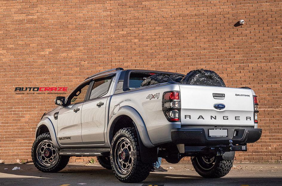 FORD RANGER DEMODOG XD SATIN BLACK GREY TINTED CLEAR COAT